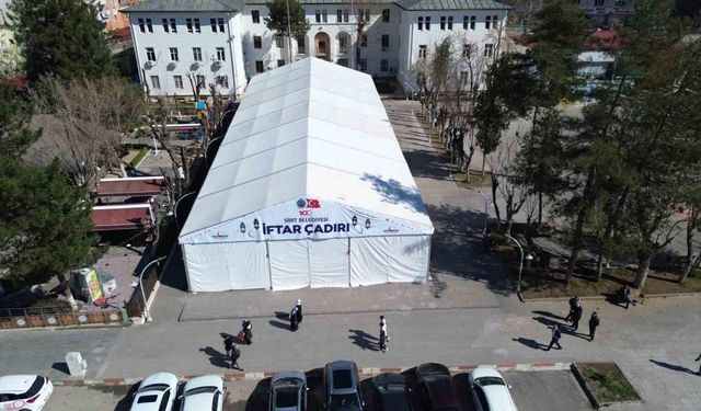 Bin kişilik iftar çadırı hizmeti