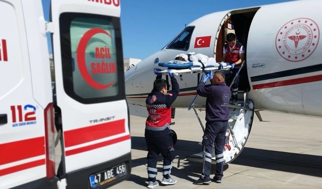 Rahatsızlanan Bebek Ambulans Uçakla Ankara'ya Uçtu