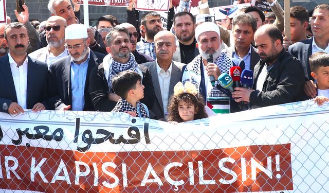 Güneydoğu'da İsrail'in Gazze'ye yönelik saldırıları protesto edildi