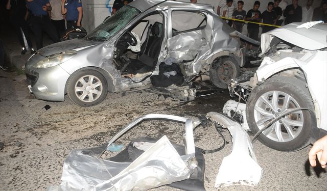 Şırnak'taki kaza güvenlik kamerasına yansıdı