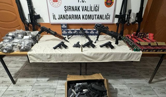 Şırnak'ta  yasa dışı silah imalathanesi operasyonunda 7 şüpheli yakalandı