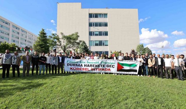 Öğrencilerden Gazze’ye destek için "Çadır Nöbeti"