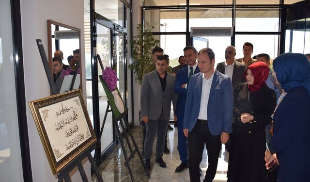 Kozluk'ta el sanatları sergisi açıldı