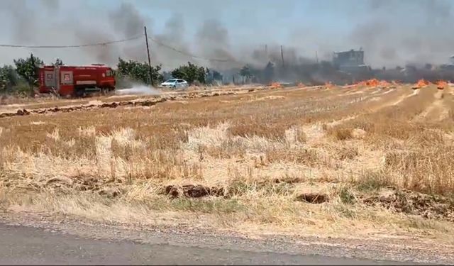 Adıyaman'da Bozhöyük Köyü’nde çıkan yangın korkuttu