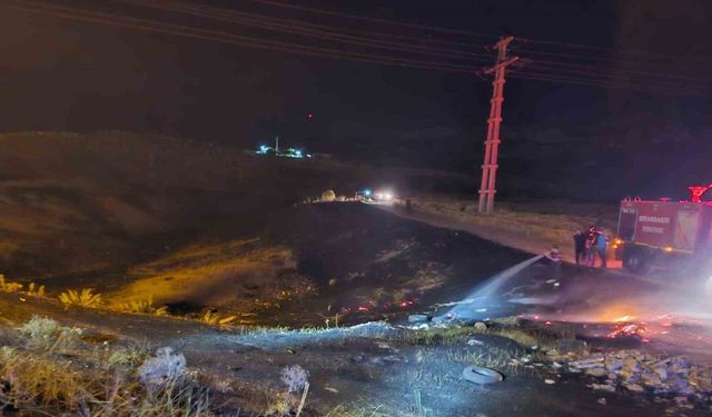 Yerleşim yerlerine ulaşan yangın söndürüldü