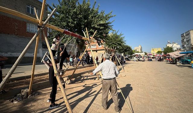 Çocuklar "bayram yeri" etkinliğinde keyifli zaman geçirdi