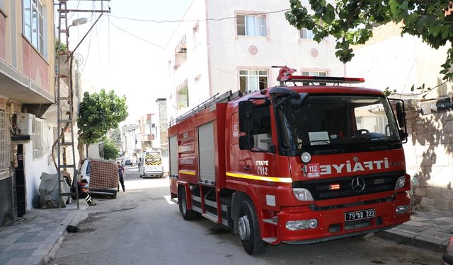 Tüpten sızan gazın alev alması sonucu 2 kişi yaralandı