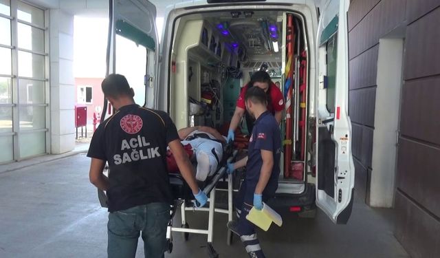 Adıyaman'da motosiklet ile otomobil çarpıştı 1 yaralı