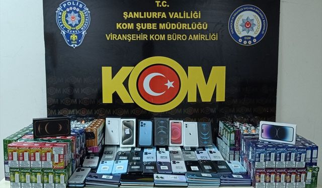 Şanlıurfa'da kaçakçılık operasyonunda 4 şüpheli yakalandı