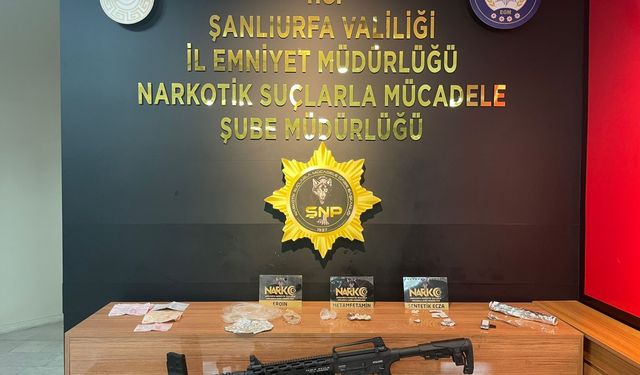 Şanlıurfa'da uyuşturucu operasyonunda 4 zanlı yakalandı