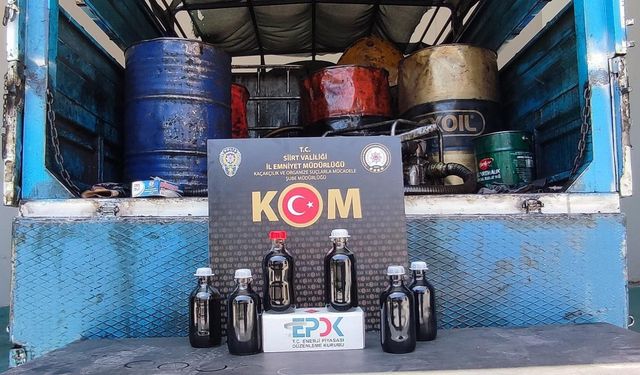 Bin 660 litre kaçak akaryakıt ele geçirildi