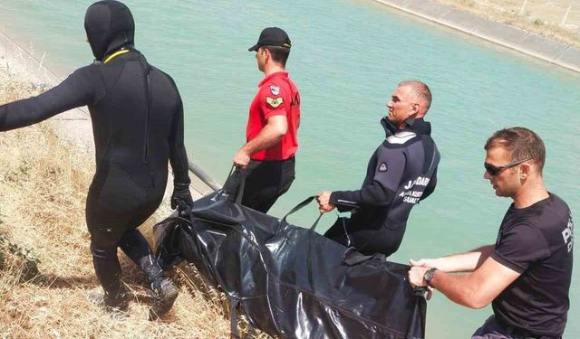 Sulama kanalında akıntıya kapılan çocuğun cesedine ulaşıldı