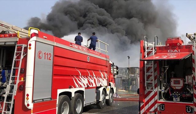 Mankaf bölgesinde çıkan yangında 39 kişi hayatını kaybetti