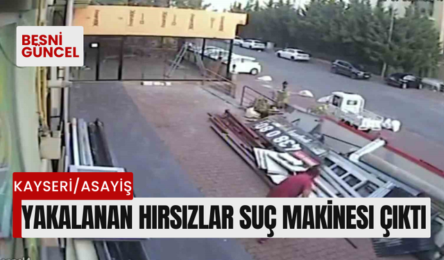 Yakalanan hırsızlar suç makinesi çıktı