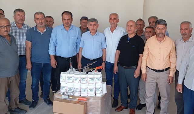 Adıyamanlı arıcılara malzeme dağıtımı gerçekleştirildi