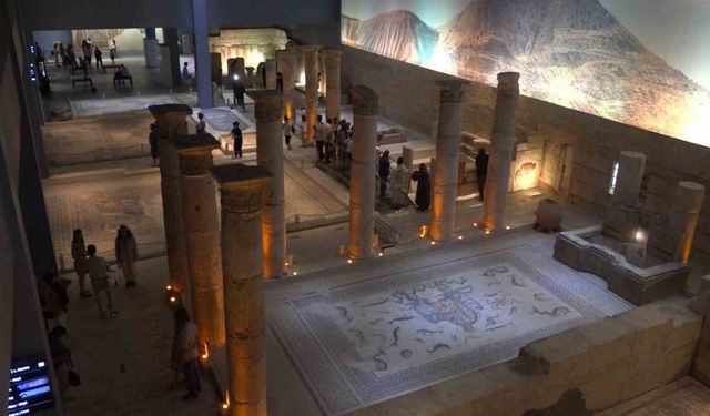 Zeugma Mozaik Müzesi’ne yılık ilk 7 ayında ziyaretçi akını