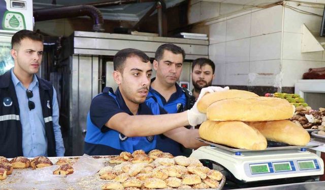 Zabıtadan fırınlara gramaj ve baca denetimi