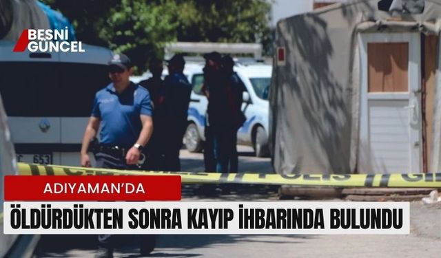 Eşini öldürdükten sonra kayıp ihbarında bulunmuş