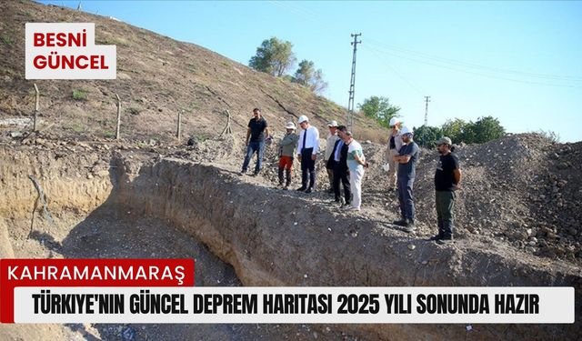 Türkiye'nin güncel deprem haritası 2025 yılı sonunda hazır