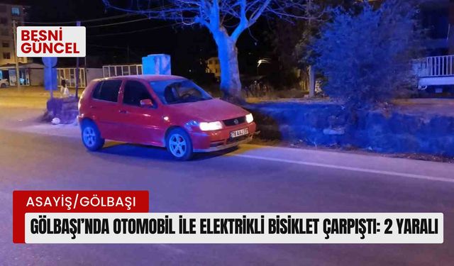 Otomobil ile elektrikli bisiklet çarpıştı: 2 yaralı