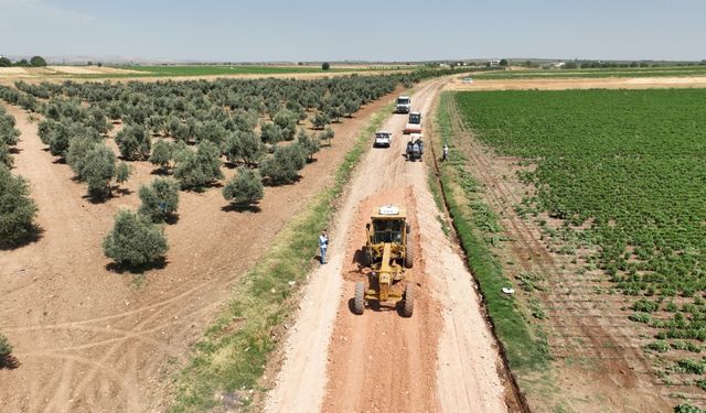 Yol yapım çalışmaları devam ediyor