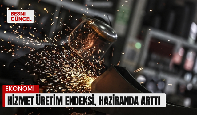 Hizmet üretim endeksi, haziranda arttı