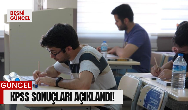 KPSS sonuçları açıklandı!