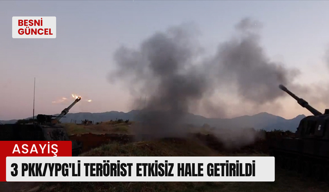 3 PKK/YPG'li terörist etkisiz hale getirildi