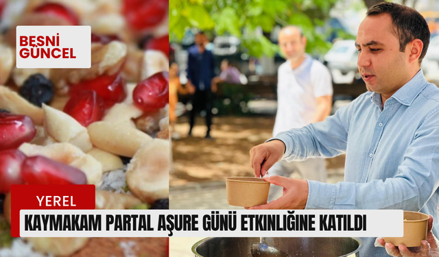 Kaymakam Partal Aşure Günü Etkinliğine katıldı