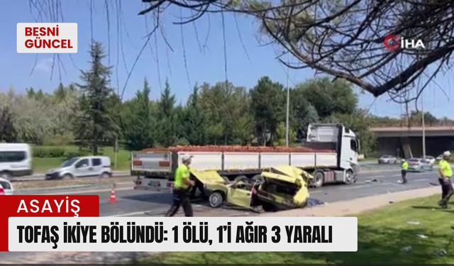 Tofaş ikiye bölündü: 1 ölü, 1’i ağır 3 yaralı