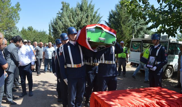 Gölbaşı'nda kalp krizi geçiren askeri personel törenle uğurlandı