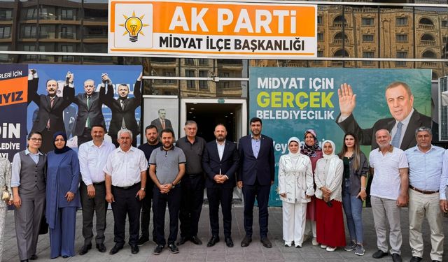 AK Parti Mardin İl Başkanı Mehmet Uncu ilçeleri ziyaret etti