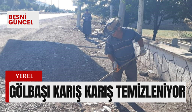 Gölbaşı karış karış temizleniyor