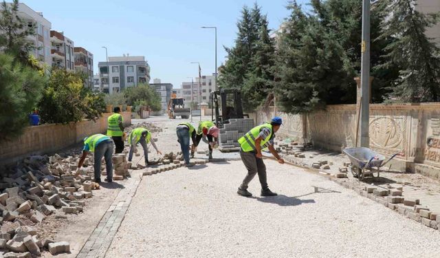 Haliliye’de üstyapı çalışmaları sürüyor