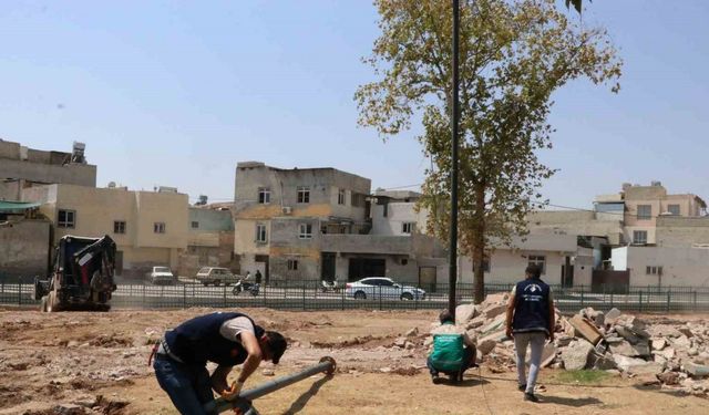 Haliliye’de yeni park çalışmaları sürüyor