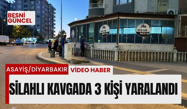 Silahlı kavgada 3 kişi yaralandı