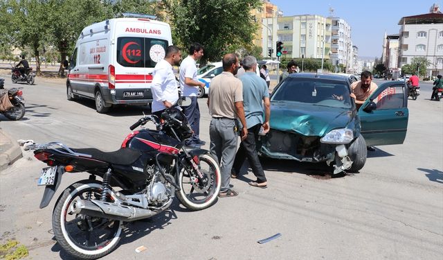 Kilis'teki trafik kazasında 2 kişi yaralandı