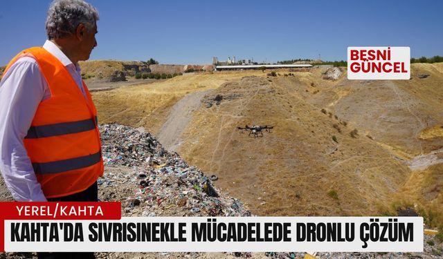 Kahta’da sivrisinekle mücadelede dronlu çözüm