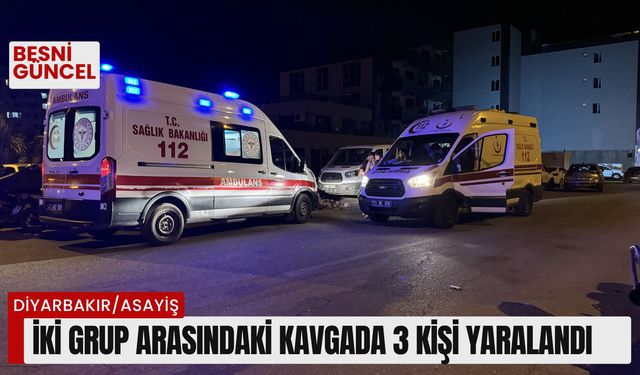 İki grup arasındaki kavgada 3 kişi yaralandı