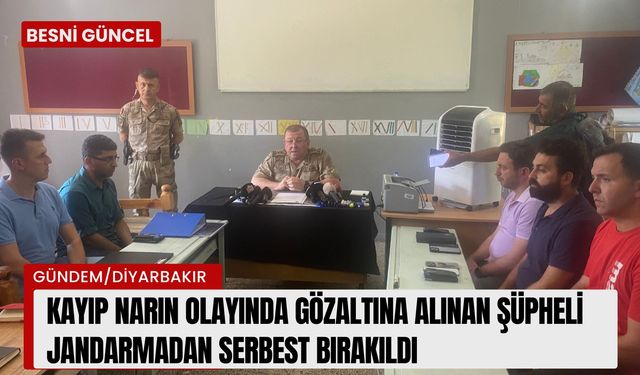 Kayıp Narin olayında gözaltına alınan şüpheli jandarmadan serbest bırakıldı