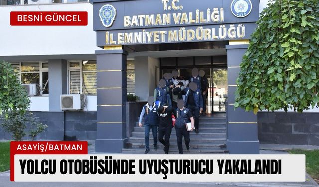 Yolcu otobüsünde uyuşturucu yakalandı