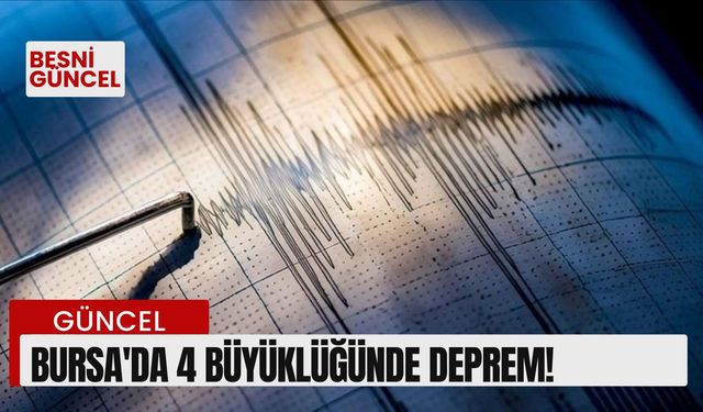 4.0 Büyüklüğünde deprem medyana geldi!