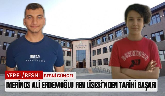 Merinos Ali Erdemoğlu Fen Lisesi’nden Tarihi Başarı