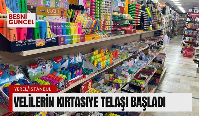 Velilerin kırtasiye telaşı başladı