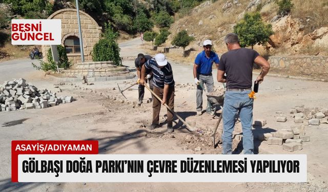 Gölbaşı Doğa Parkı’nın çevre düzenlemesi yapılıyor