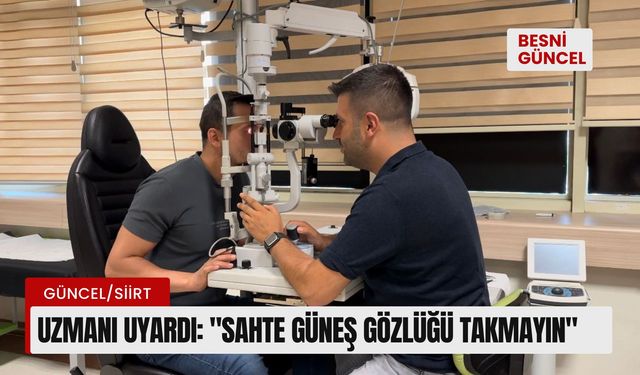 Uzmanı uyardı: "Sahte güneş gözlüğü takmayın"