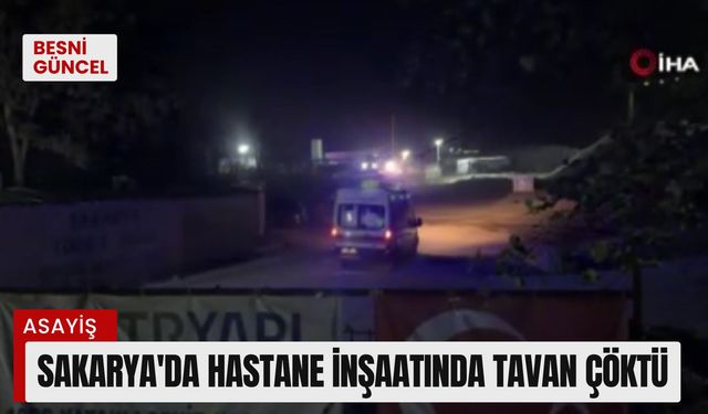 Hastanede tavan çöktü: 13 yaralı