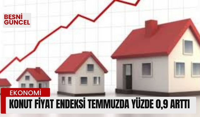 Konut Fiyat Endeksi temmuzda yüzde 0,9 arttı