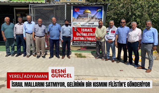 İsrail mallarını satmıyor, gelirinin bir kısmını Filistin’e gönderiyor