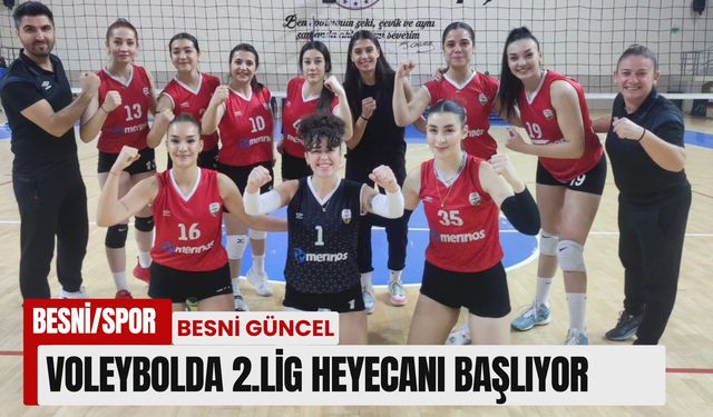 Voleybolda 2.Lig Heyecanı Başlıyor